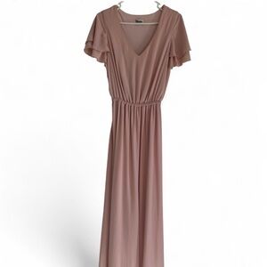 Show Me Your MuMu Dusty Pink Maxi Dress